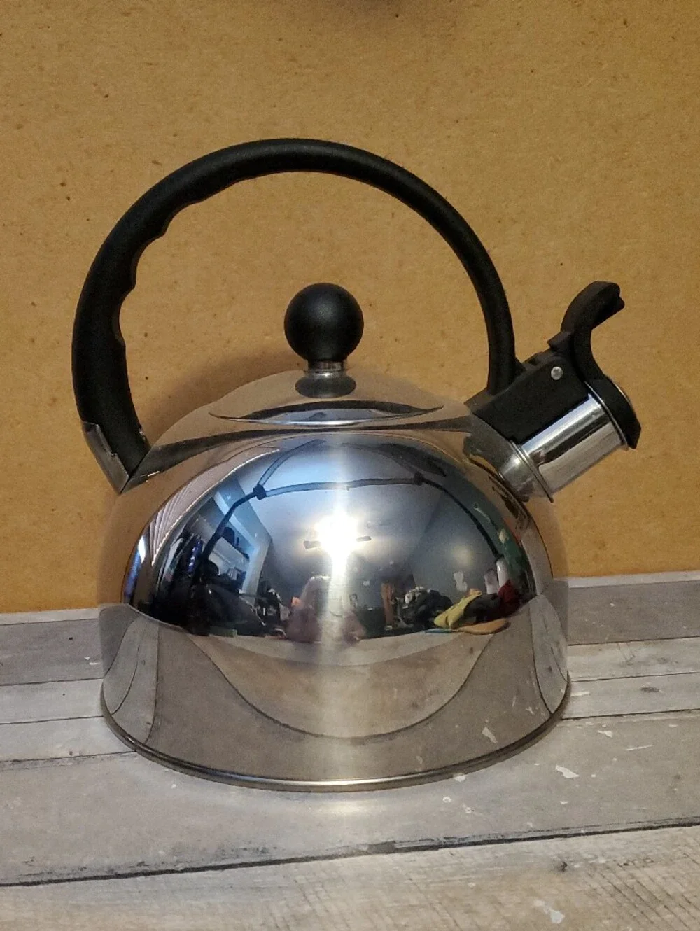 Martha Stewart Essentials Stainless Steel Tea Kettle 1.5-Quart